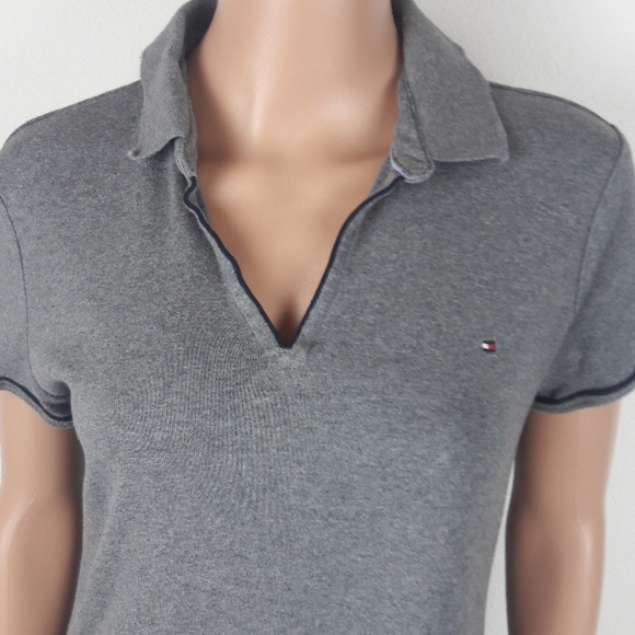 TOMMY HILFIGER Grey Slim Fit Dress - Picture 2 of 7